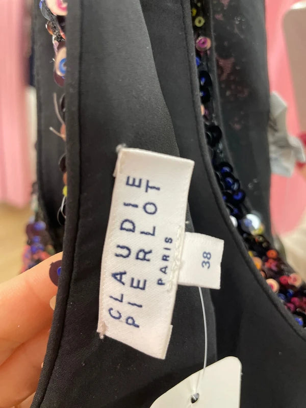 Claudie Pierlot - Robe sequins T.38