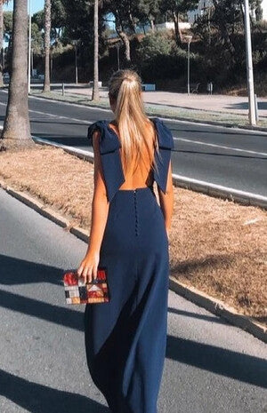 Violeta Vergara - Robe Adela marine