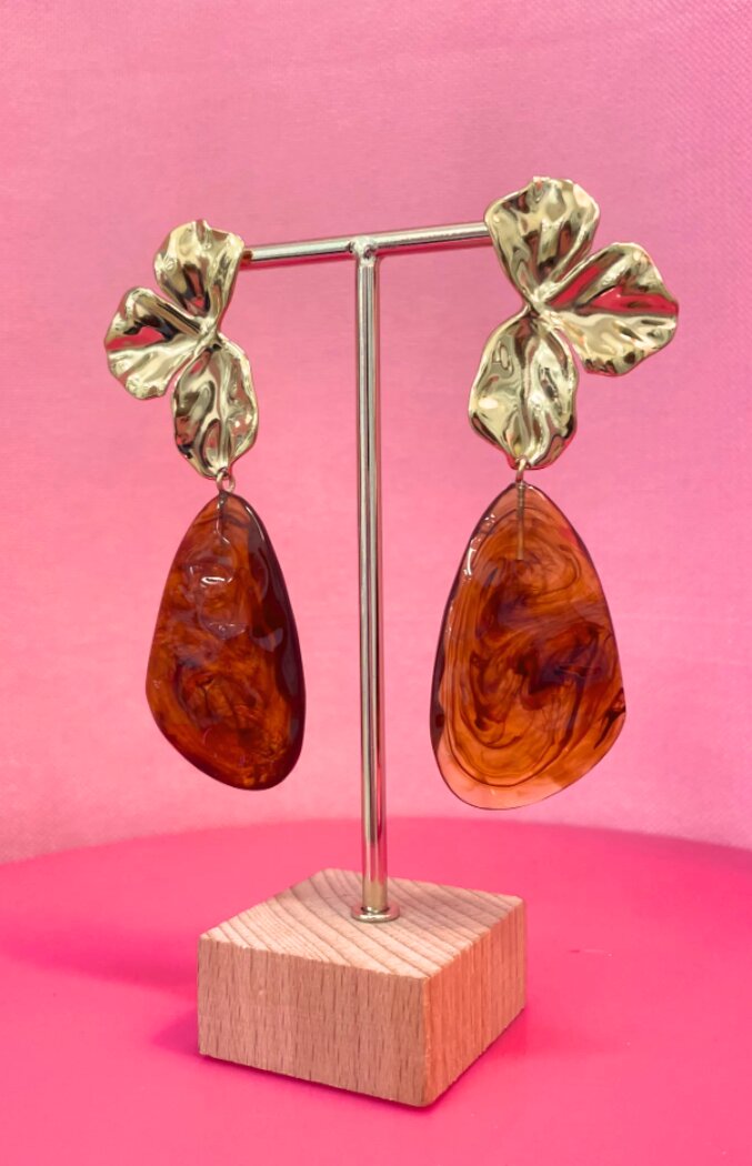 Boucles d'oreilles Ambre – Atelier Elera