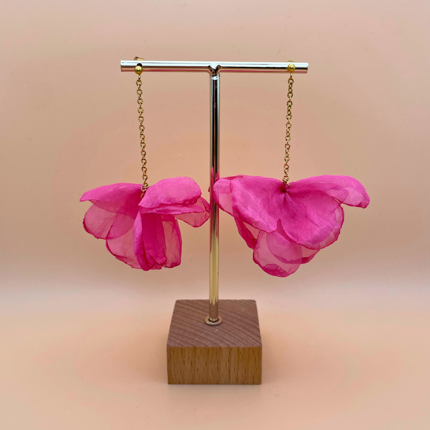 Atelier Elera - Boucles Cynthia Rose fuchsia