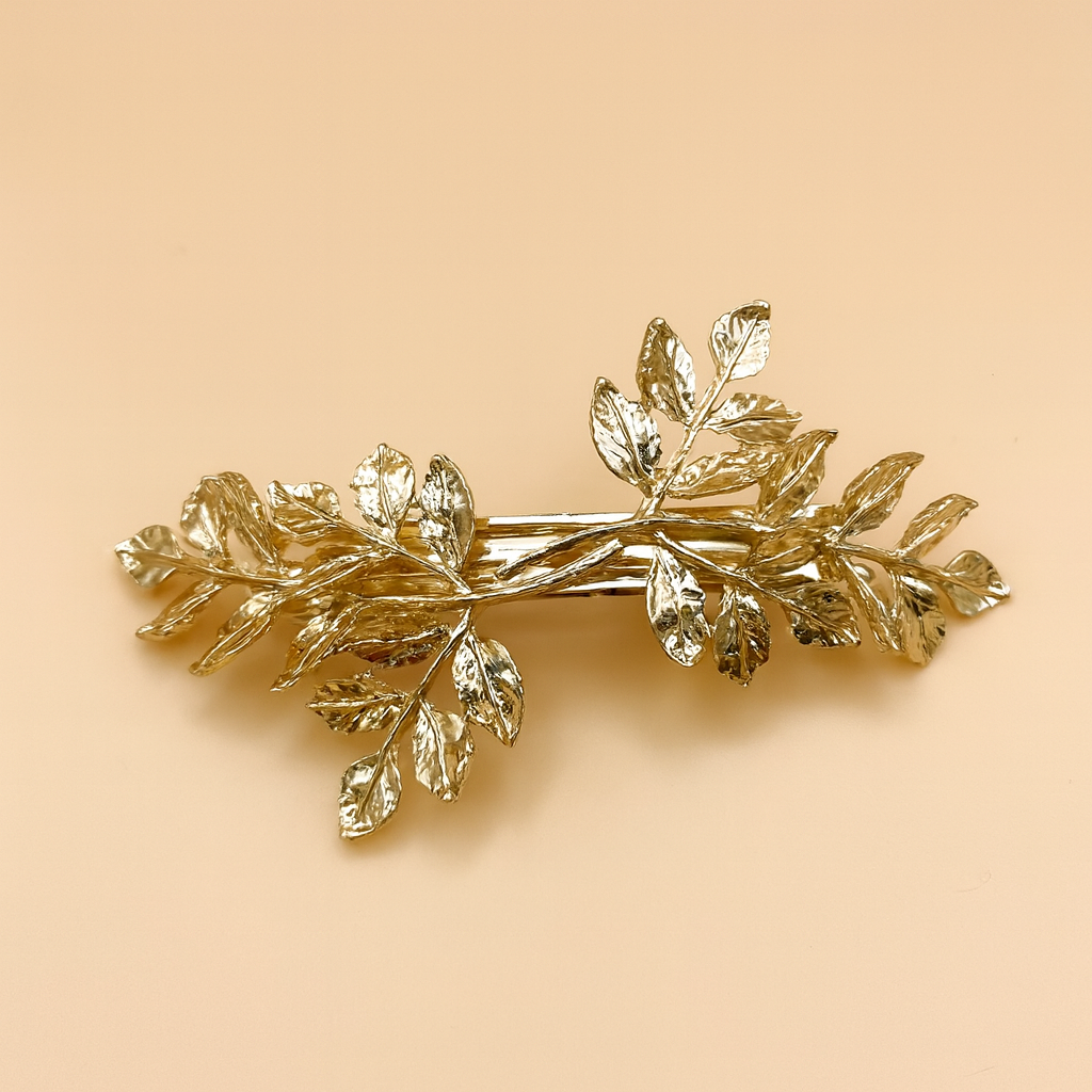 Barrette feuillage