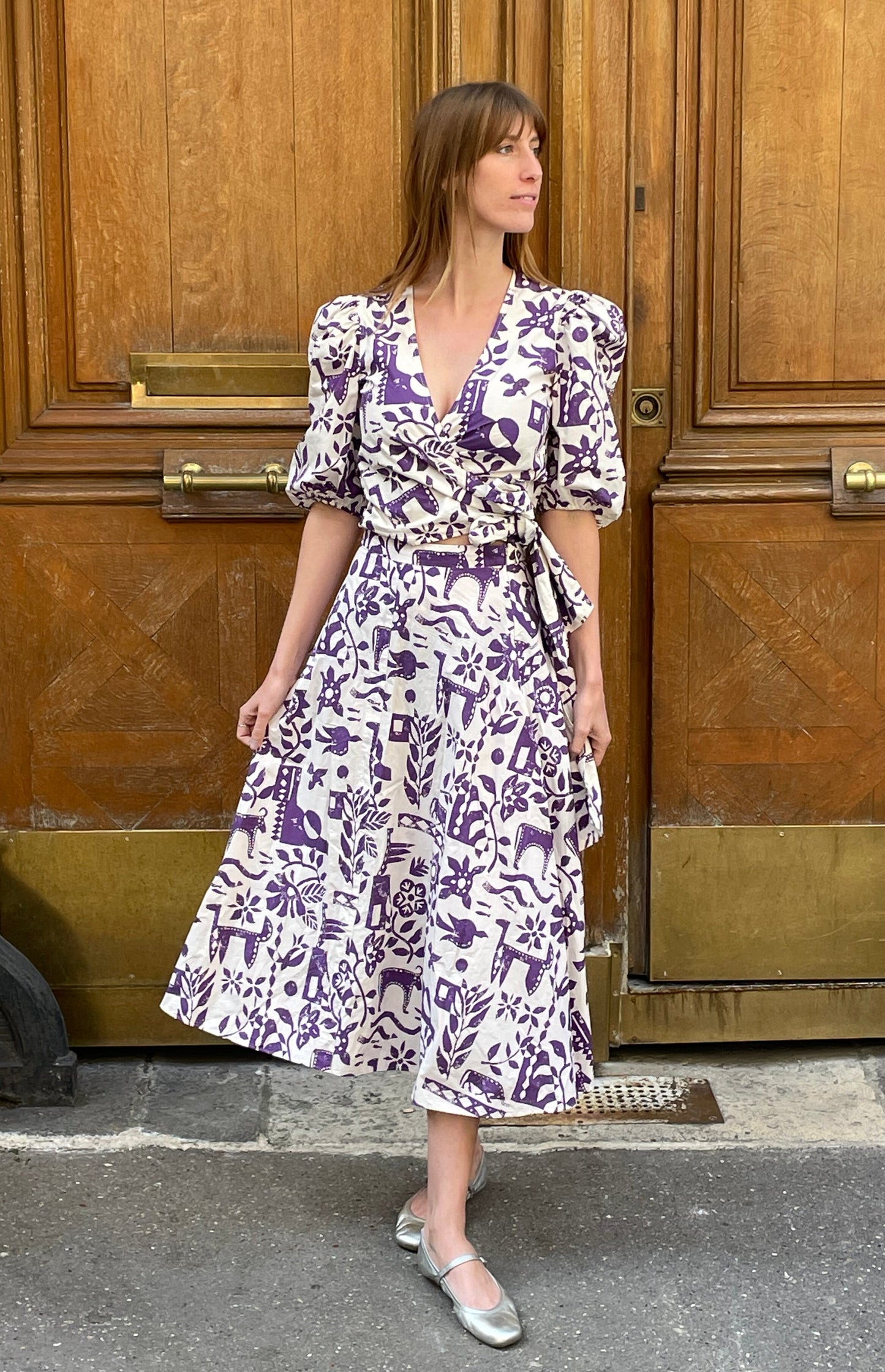 Claudie Pierlot - Ensemble motifs violets