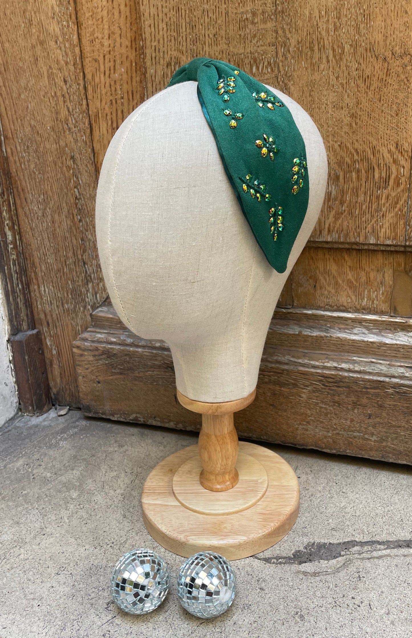 Coosy - Bandeau vert perles