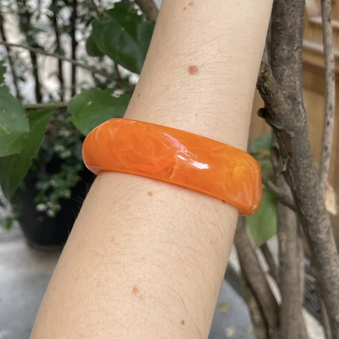 Jonc acrylique orange