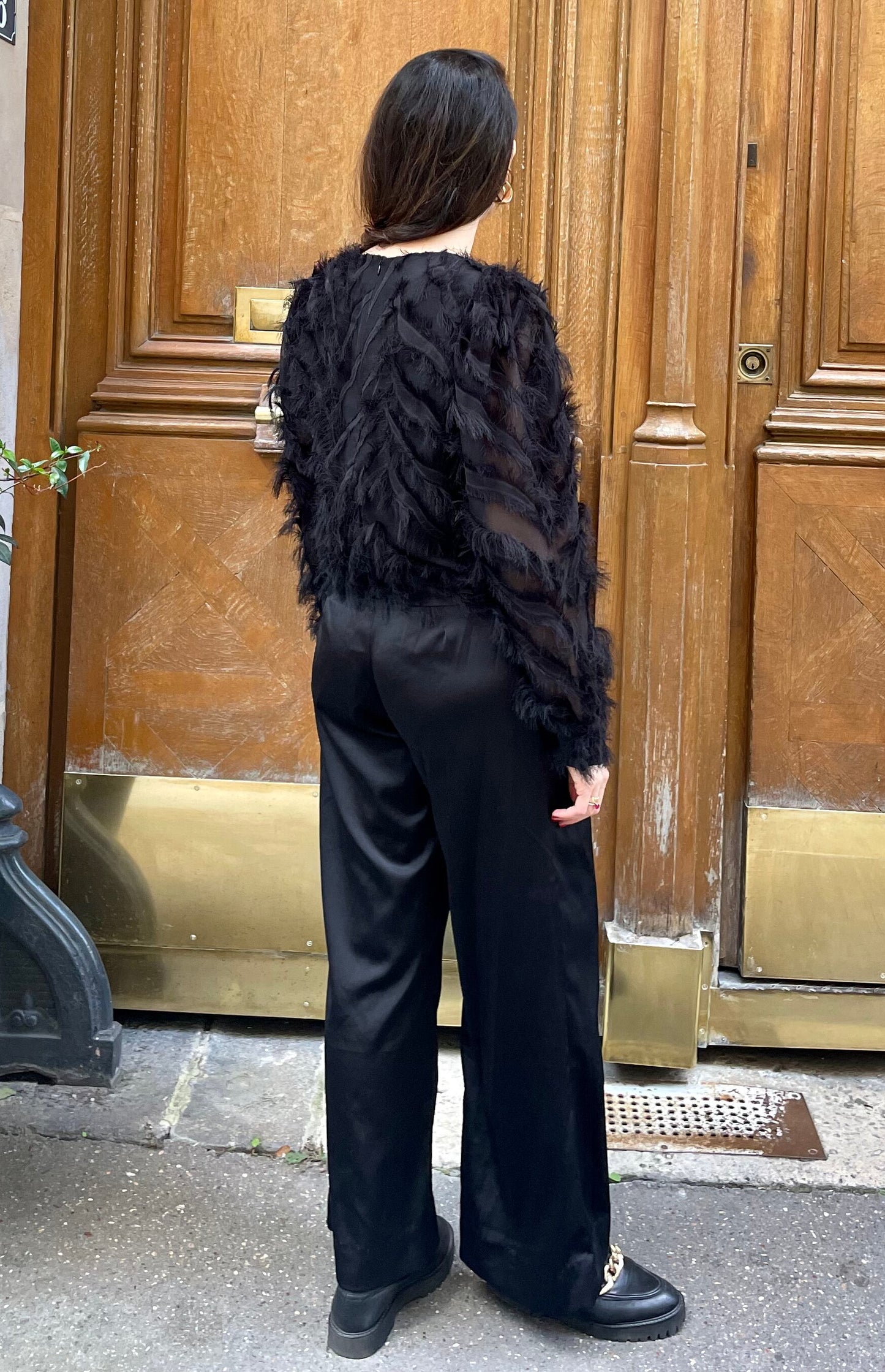 Maison Guillemette - Blouse Grégoria noire