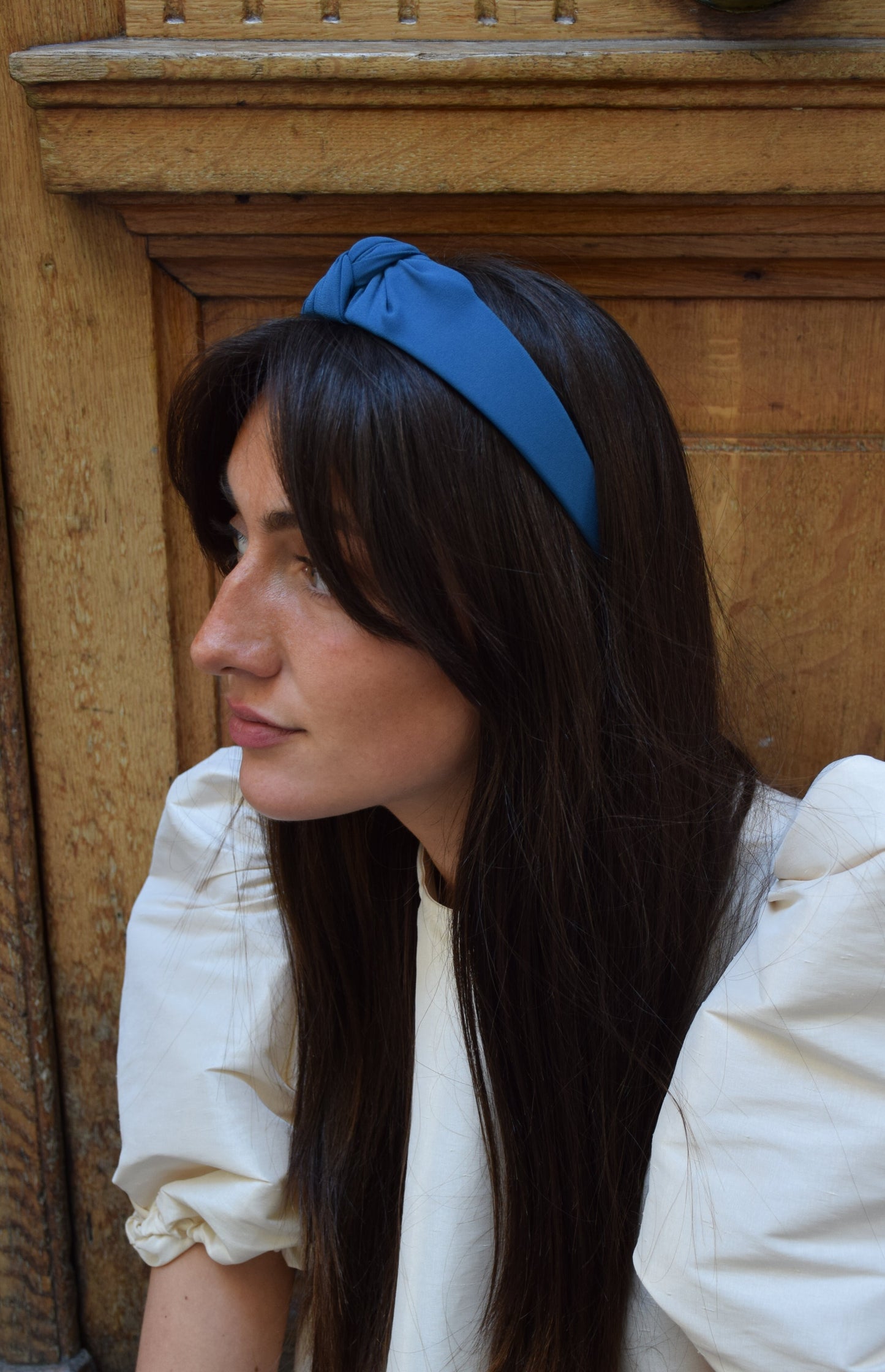 Maison Guillemette - Serre-tête bleu canard