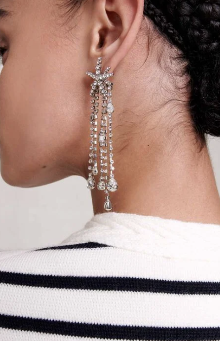 Maje - Boucles d'oreilles étoiles asymétrique