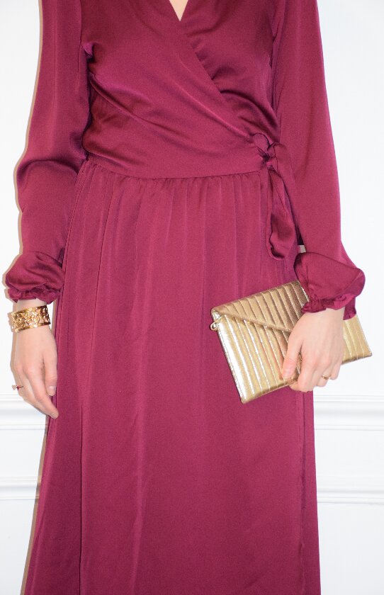 Maison Guillemette - Robe Olga bordeaux