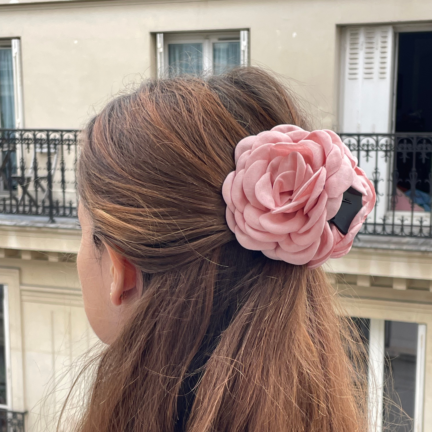 Pince fleur - Rose poudré