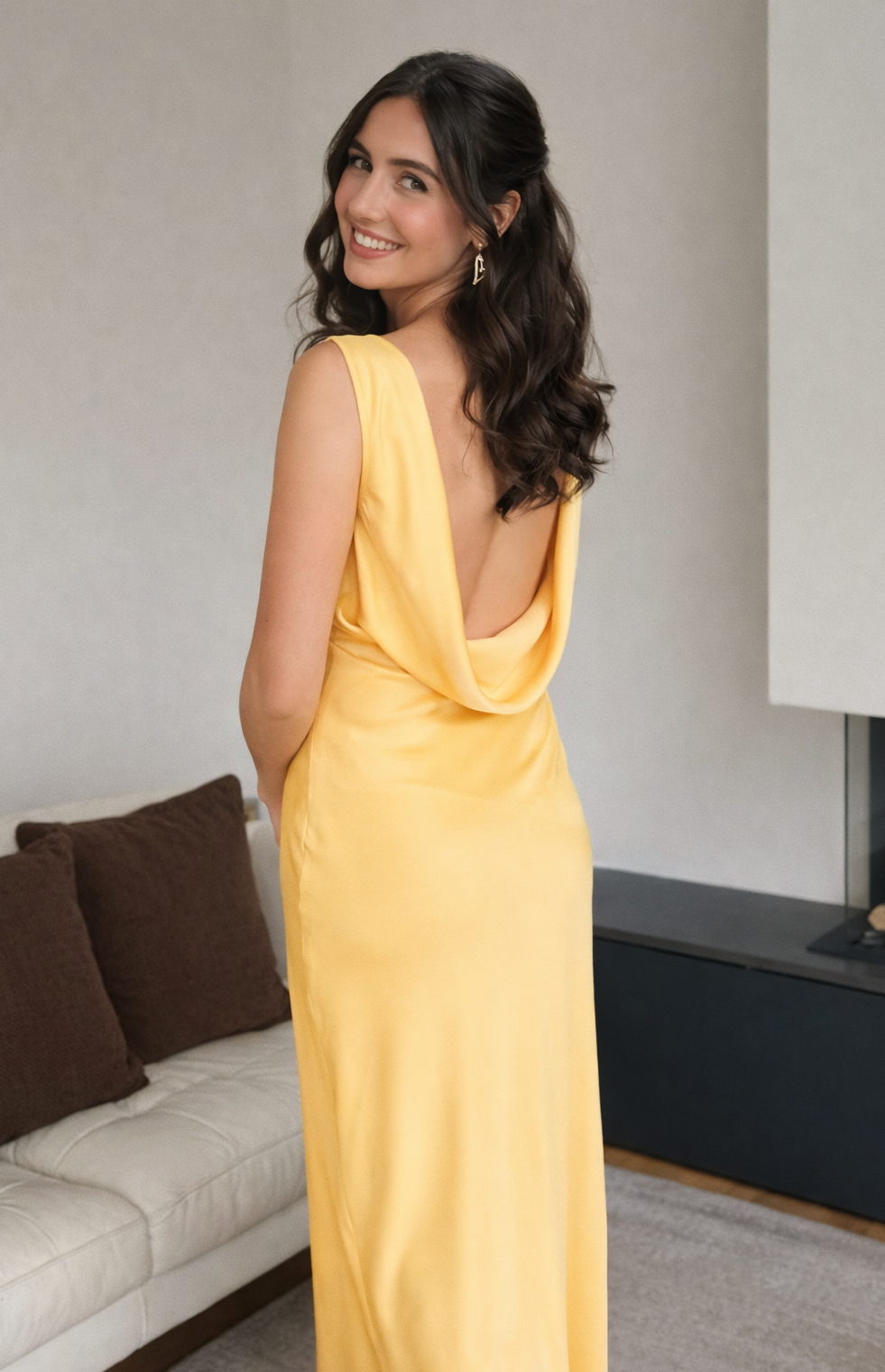 Meshki - Robe Nadia jaune d'or