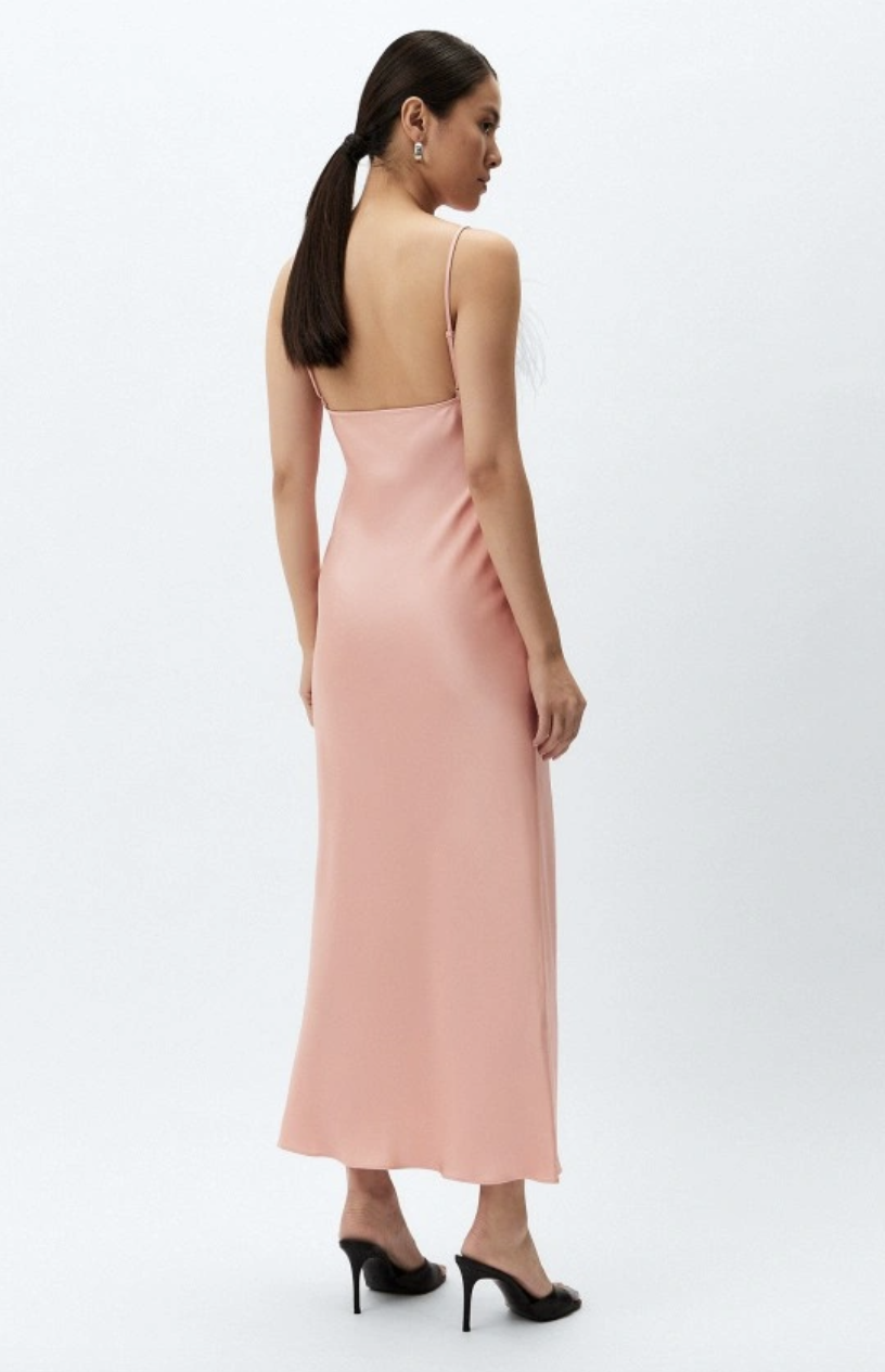 Robe plumes nude