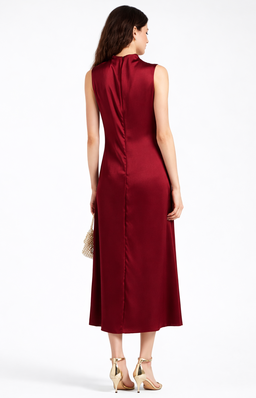 Sandro - Robe Titanic bordeaux