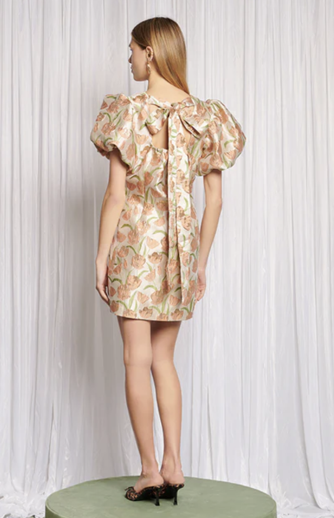 Sister Jane - Robe jacquard tulipes