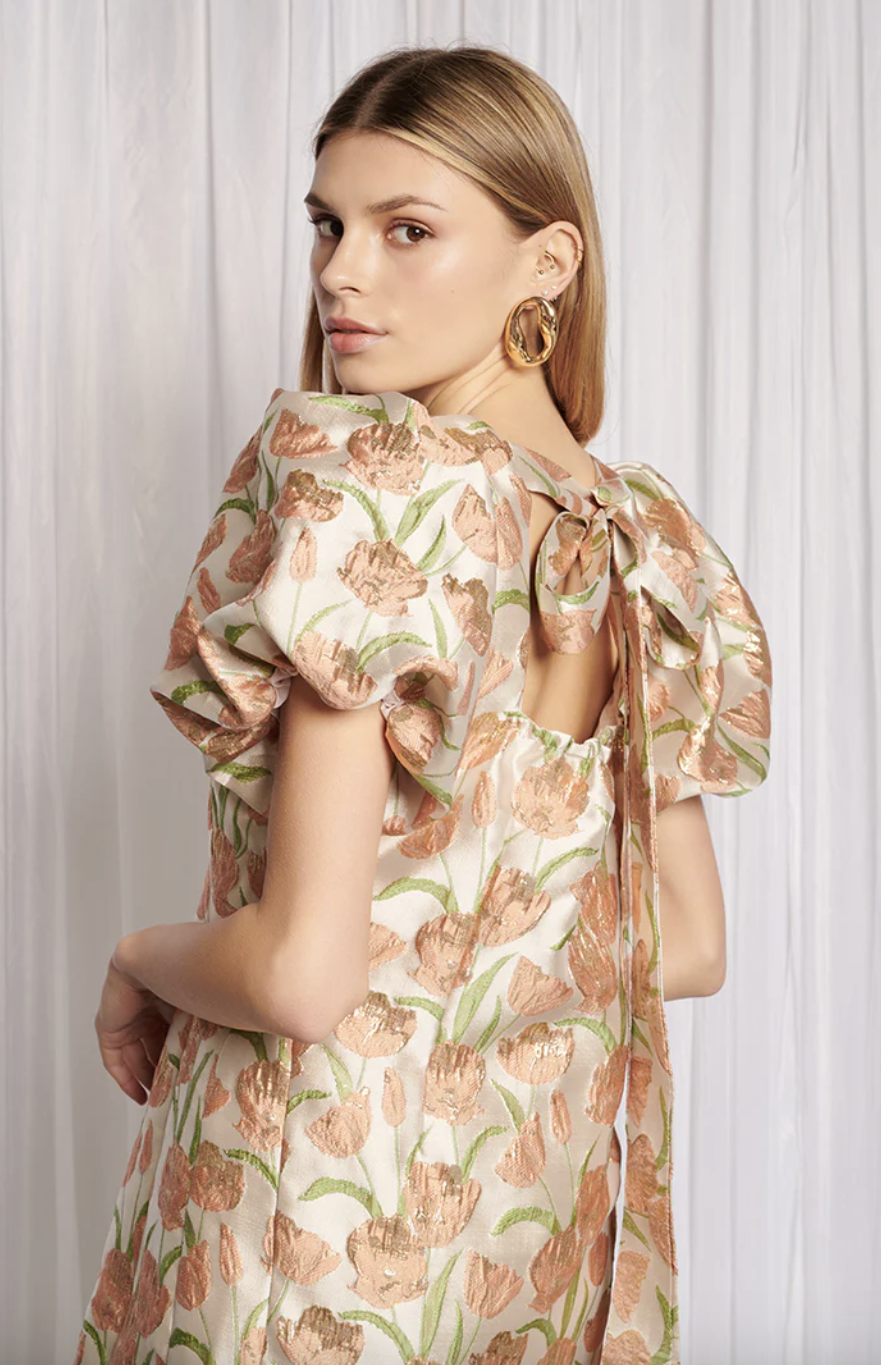Sister Jane - Robe jacquard tulipes