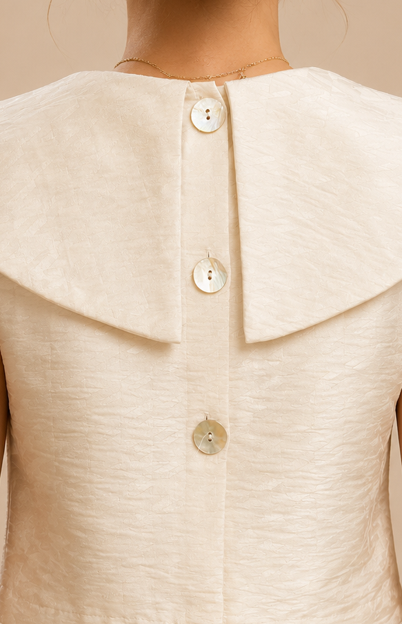 Ensemble top et pantalon blanc
