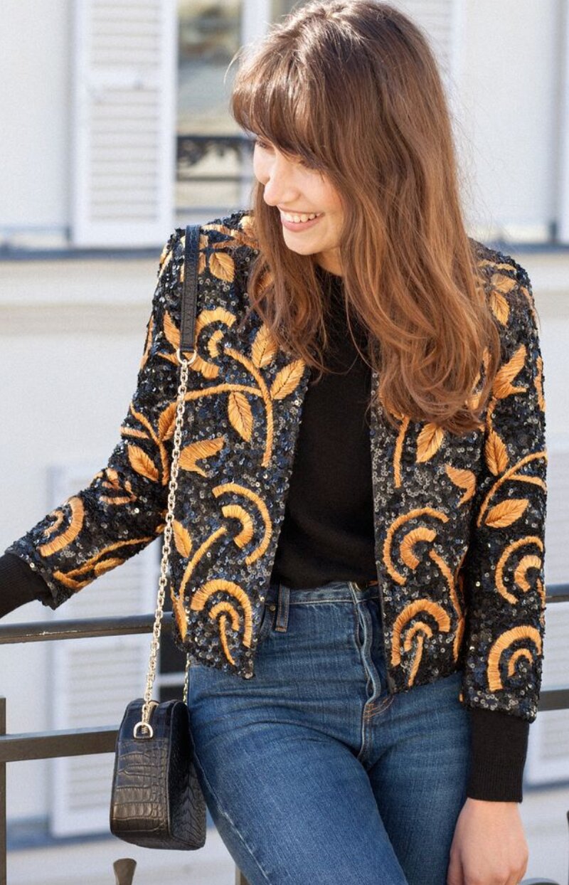 Sezane - Veste Ena sequins