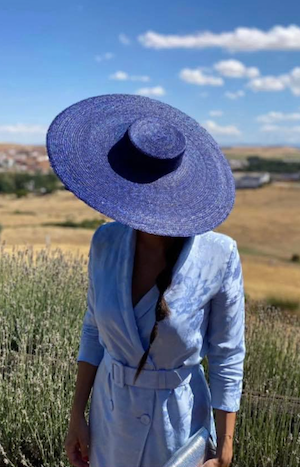 Masario - Capeline bleu marine