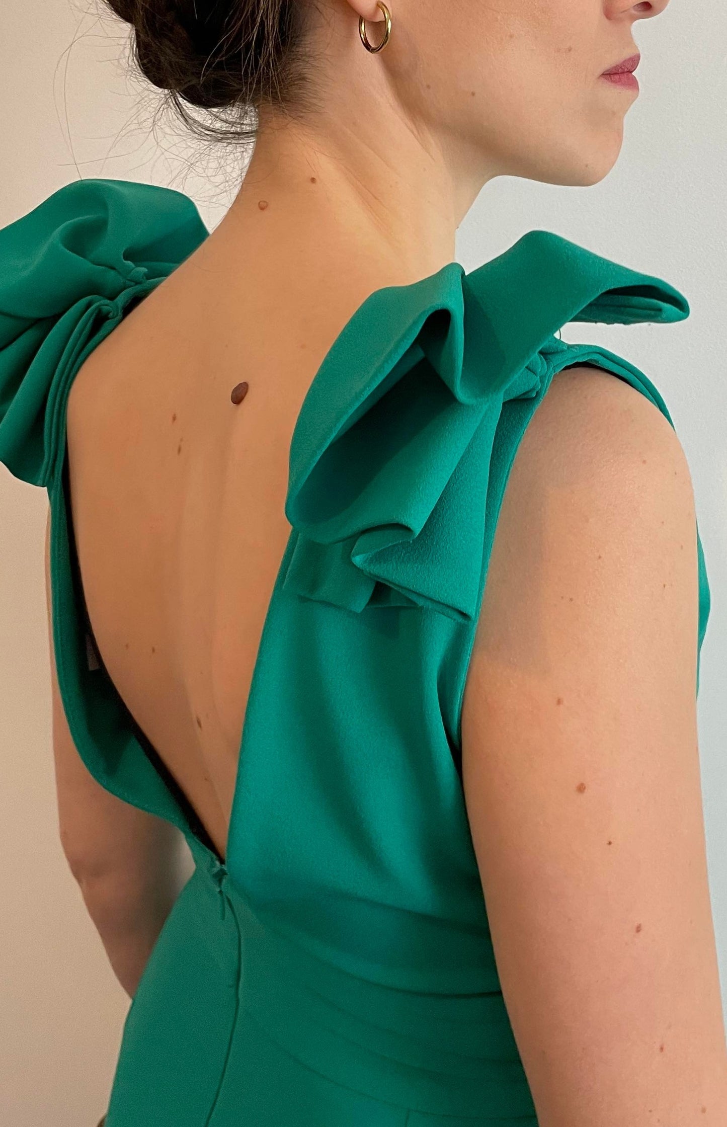 Coosy - Combinaison verte volants