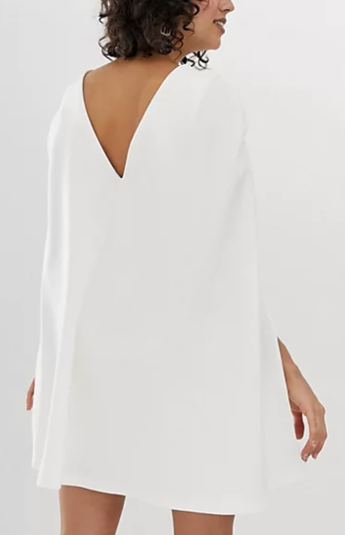 Robe Cape blanche