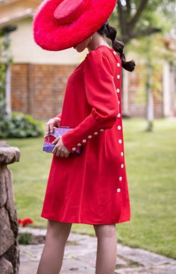 An&Be - Robe Lily rouge corail