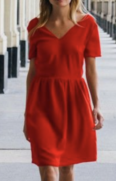 Maison Guillemette - Robe danse rouge