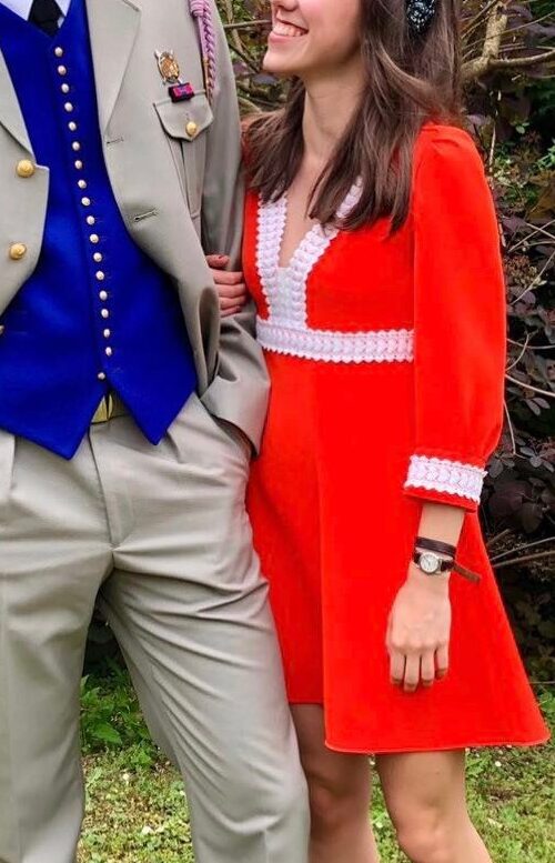 Maje - Robe Ricoeur orange