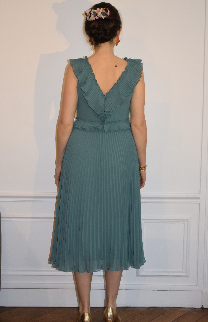 Sezane - Robe Rachelle sauge