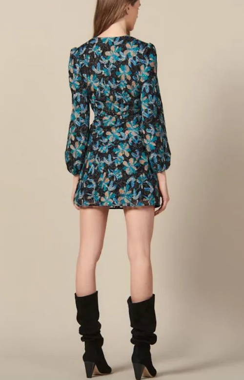 Sandro - Robe tulle et sequins