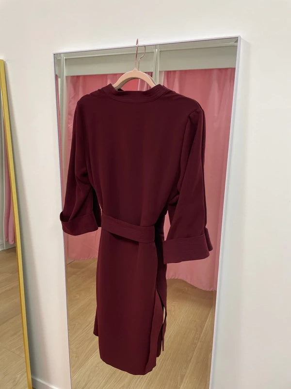 Claudie Pierlot - Robe bordeaux T.40