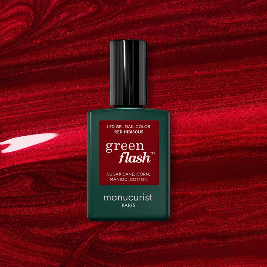 Vernis à ongles Green Flash - Red Hibiscus