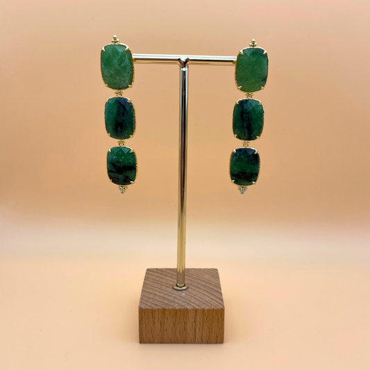Atelier Elera - Boucles Aquaverde