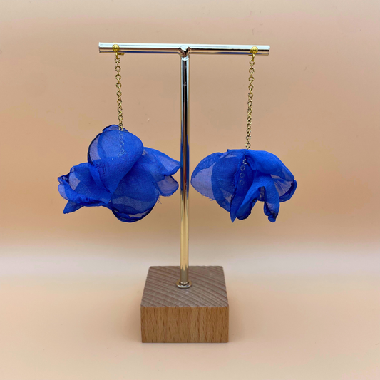 Atelier Elera - Boucles Cynthia Bleu roi