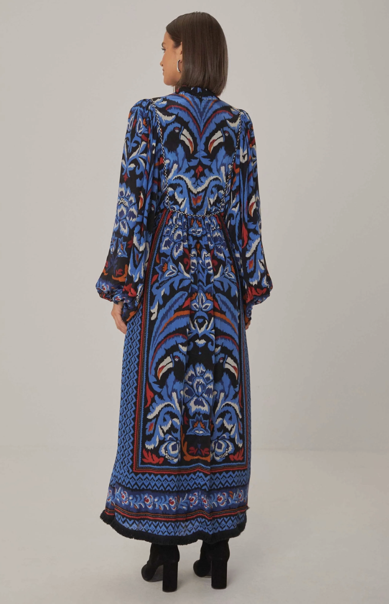 Maxi robe Black Toucans