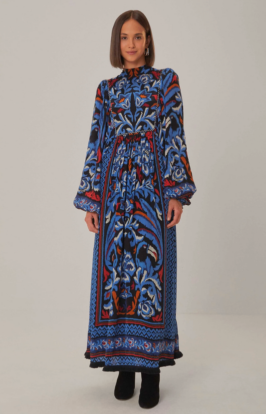 Maxi robe Black Toucans