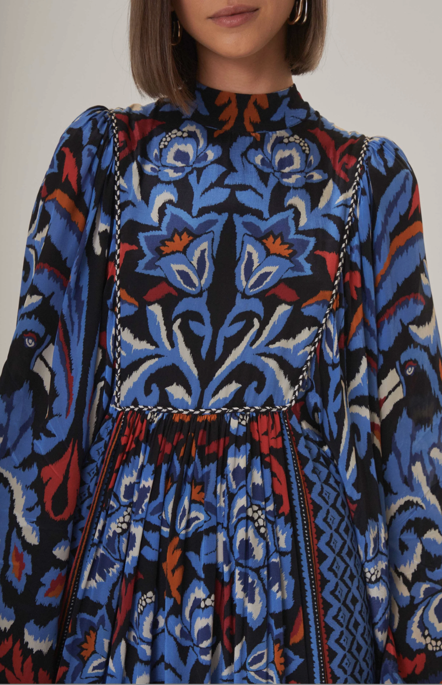 Maxi robe Black Toucans