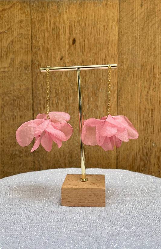 Atelier Elera - Boucles Cynthia Vieux Rose