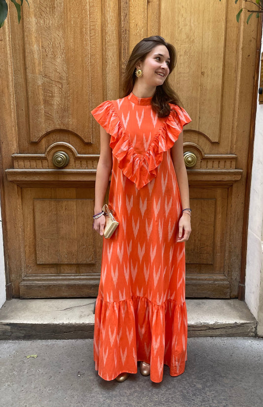 Cherubina - Robe Roma orange