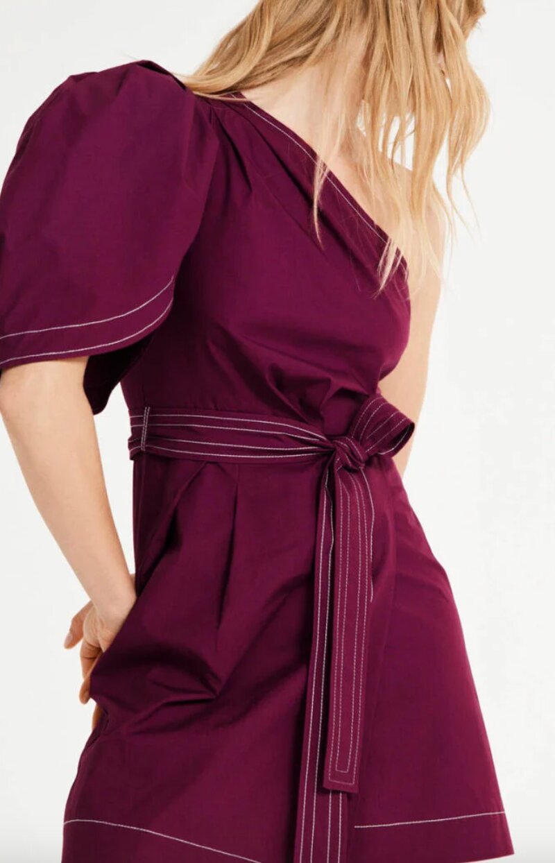 Claudie Pierlot Robe asymetrique Dahlia location My Golden Closet