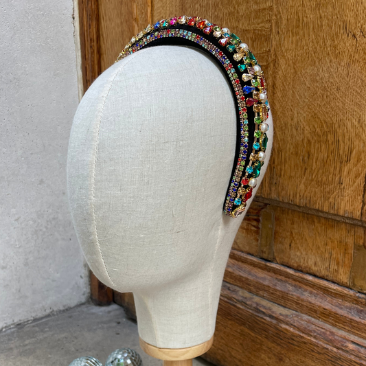 Maison Tiaré - Diadème multicolore