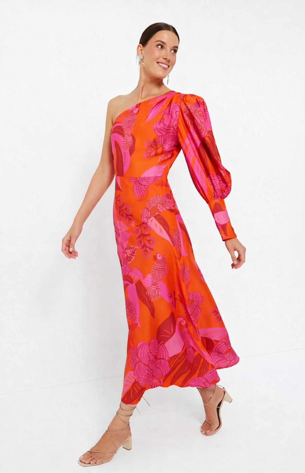 Farm Rio - Robe Dewdrop one shoulder