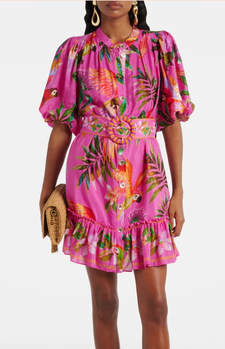 Farm Rio - Robe Pink Macaw