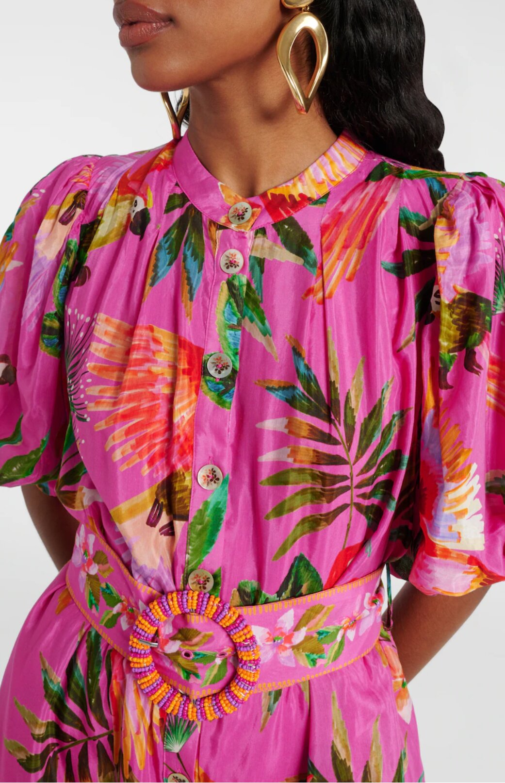 Farm Rio - Robe Pink Macaw