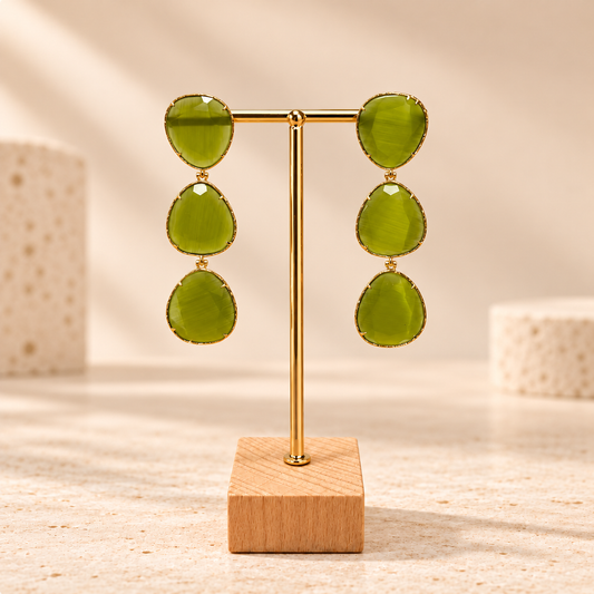 Boucles d'oreilles Esmeralda