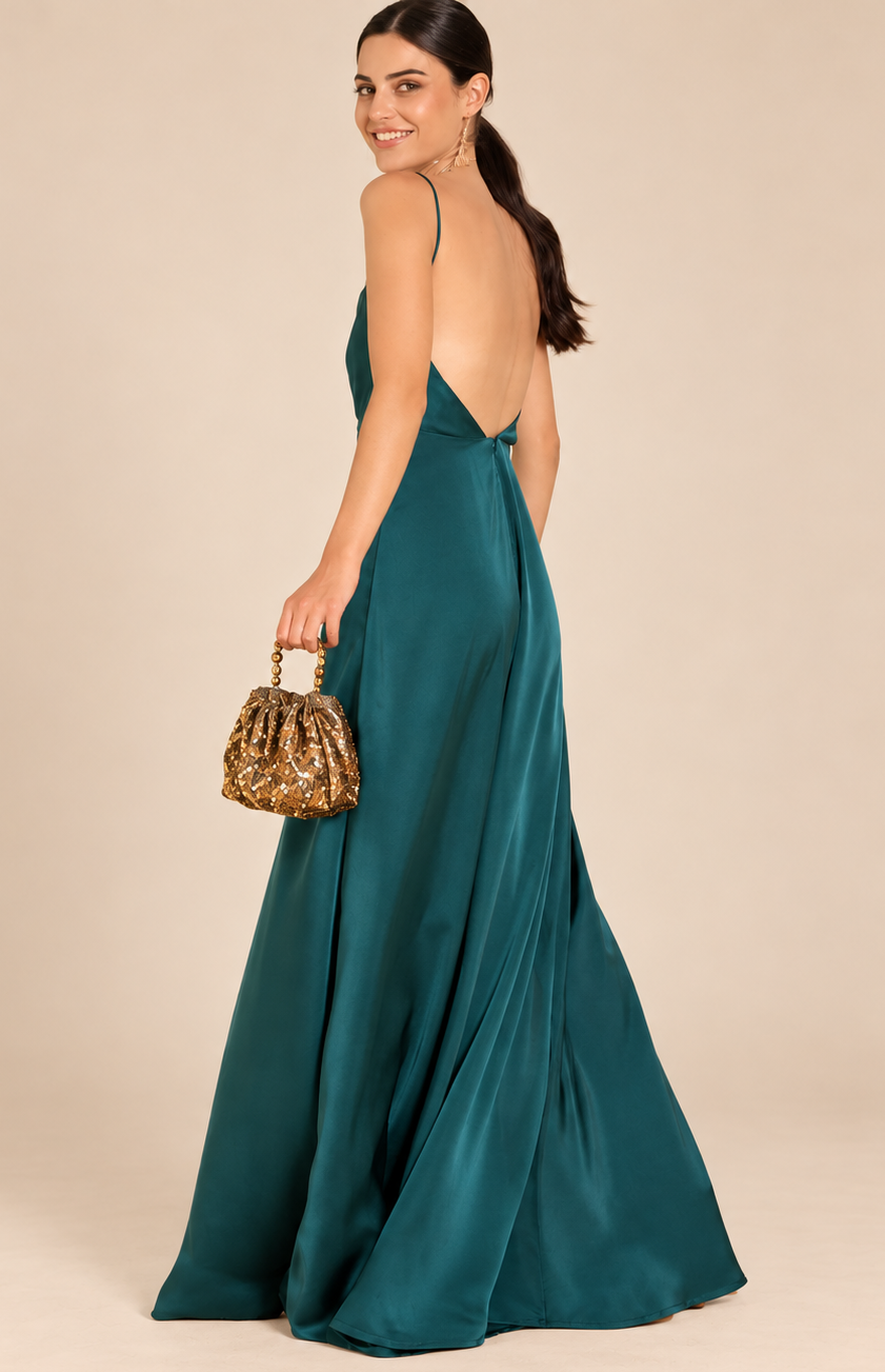 Robe Hudson vert bouteille