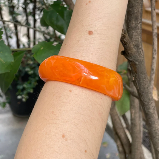 Jonc acrylique orange