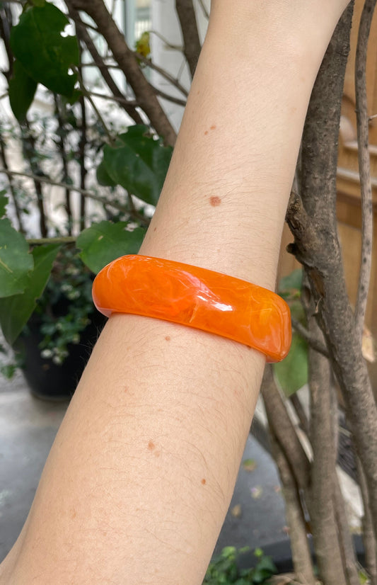 Jonc acrylique orange