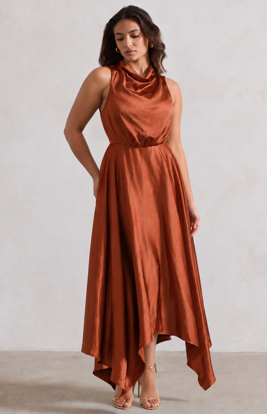 Robe Kerri cuivre