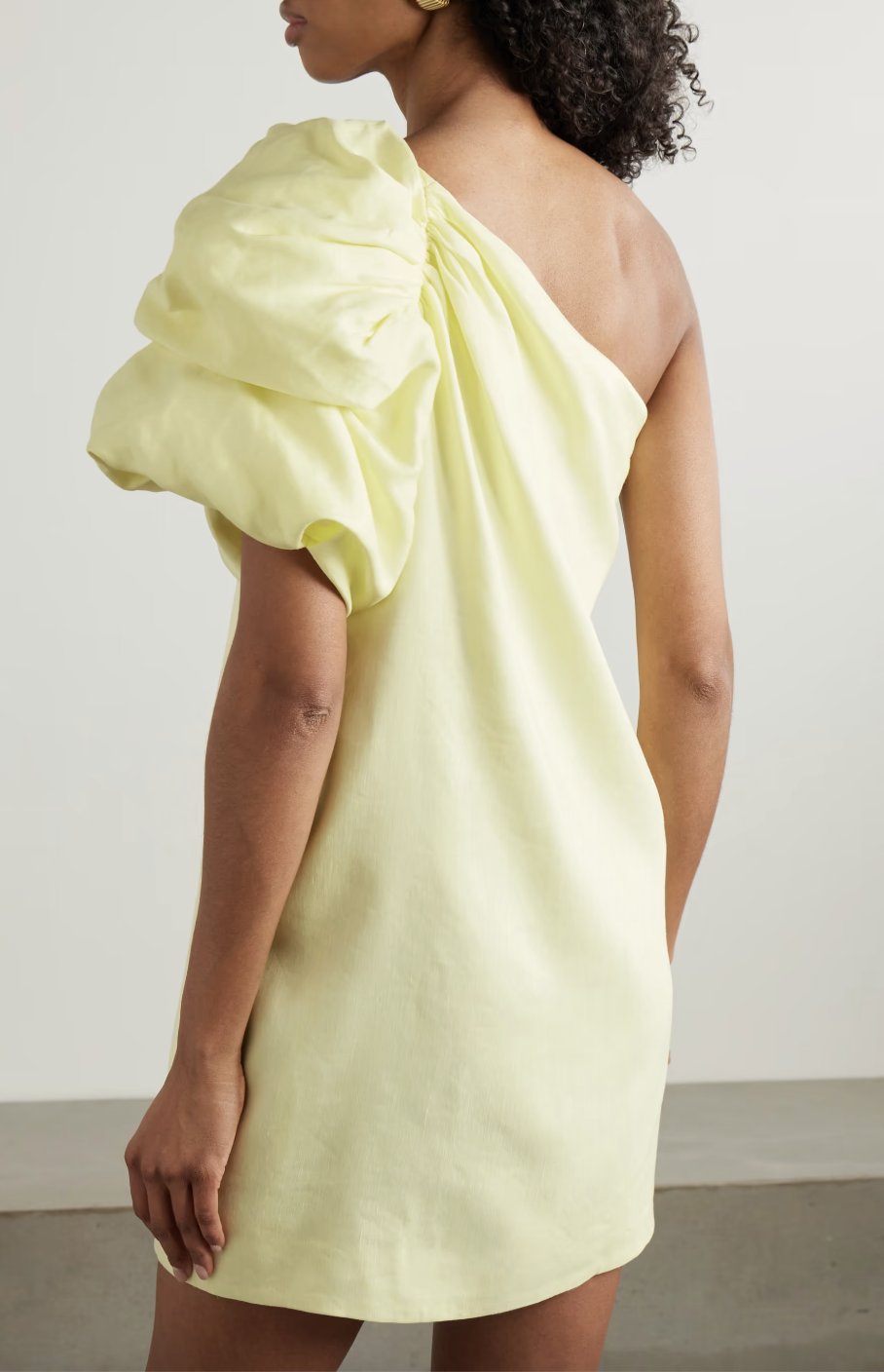 Aje - Robe lemon asymétrique
