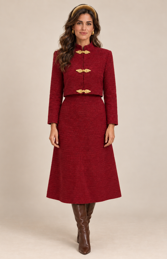 Ensemble bordeaux brandebourgs