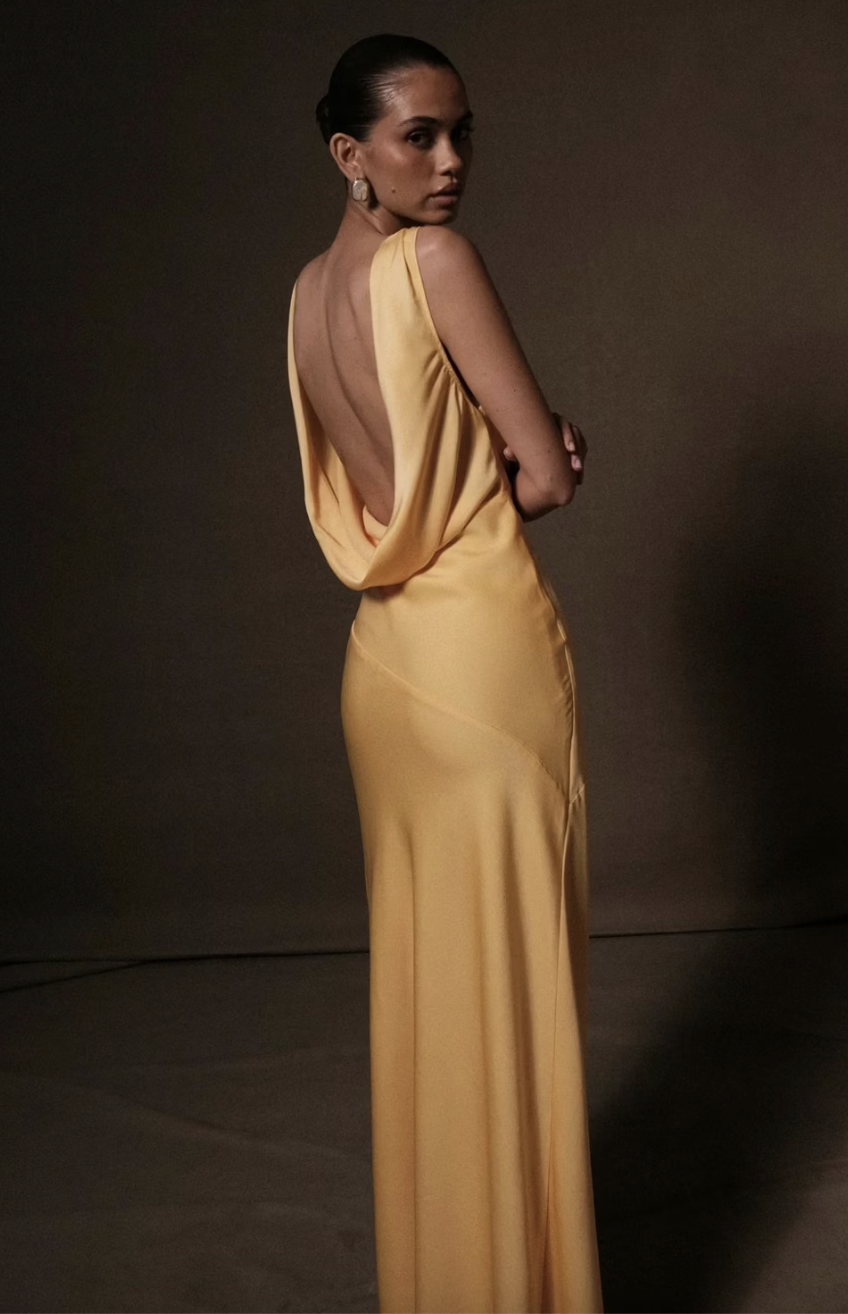 Meshki - Robe Nadia jaune d'or